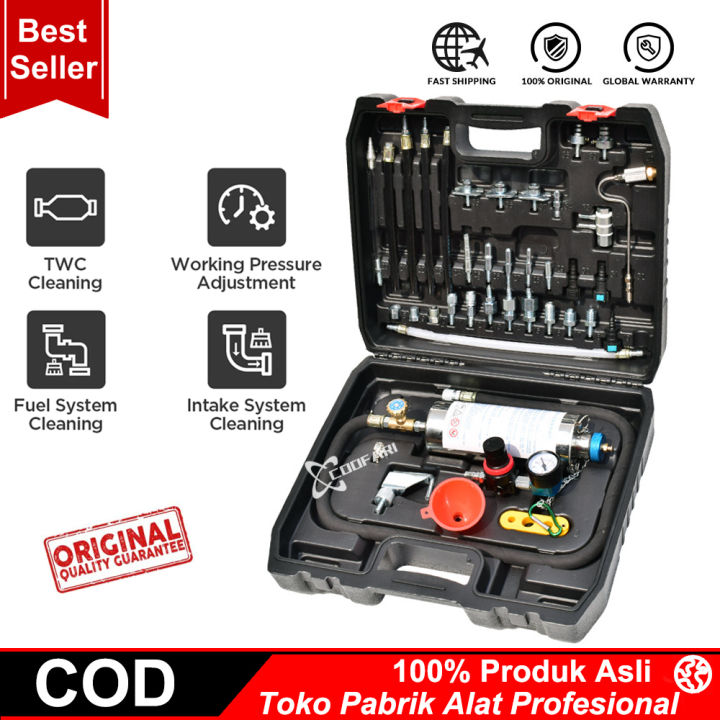 FULL SET Alat Servis Injeksi Motor | Injector Cleaning Tools Fuel Pump ...