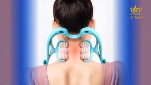 Cervical Spine Massager Clip Neck Massage Artifact six-Wheel kneading Neck Massager