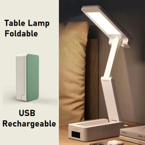 Portable Folding USB Charging Rechargeable Table Light Reading Home Bedside Indoor Smart Study Light LED Table Lamp