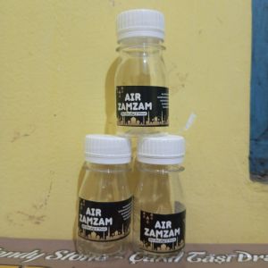 1 pack botol kosong air zam zam (50ml) untuk oleh oleh hajik & umrah