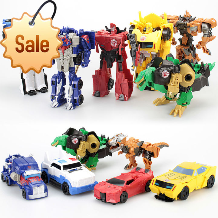 Ready stock Transformers toys Optimus Prime Bumblebee Dinosaur Transformers  robot toys Lazada PH