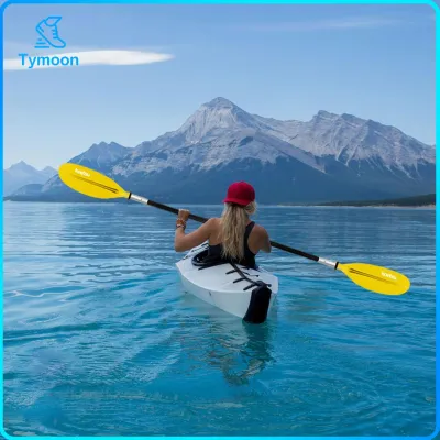 Perfeclan 87 Inch/221 Cm Kayak Paddle Canoeing Paddle with Alloy Shaft