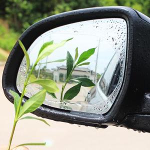 Anti Fog Film Car Rear View Mirror Waterproof Film protective film Anti Glare Rain-Proof Anti Water Mist（Oval）