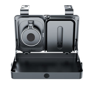 Semetal Bàn khay thức ăn xe đa chức năng gấp ăn tablea phổ phía sau seatback Khay bảng với chai cup