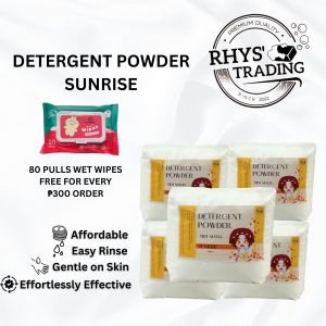 TIDY MAMA DETERGENT POWDER  SUNRISE 1KG 3X STAIN LIFTING FORMULA PREMIUM SCENT