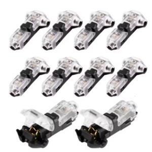 10 cái đầu nối dây điện điện áp thấp đầu nối dây điện kết nối rắn t tap đầu nối dây điện t Loại 2 kẹp dây điện nối