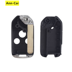 【Ann-Car】Honda Car Key Case Modify Flip Key Foldable Keyblade For HONDA JAZZ CITY CRV CIVIC ACCORD (2 buttons/3 buttons)