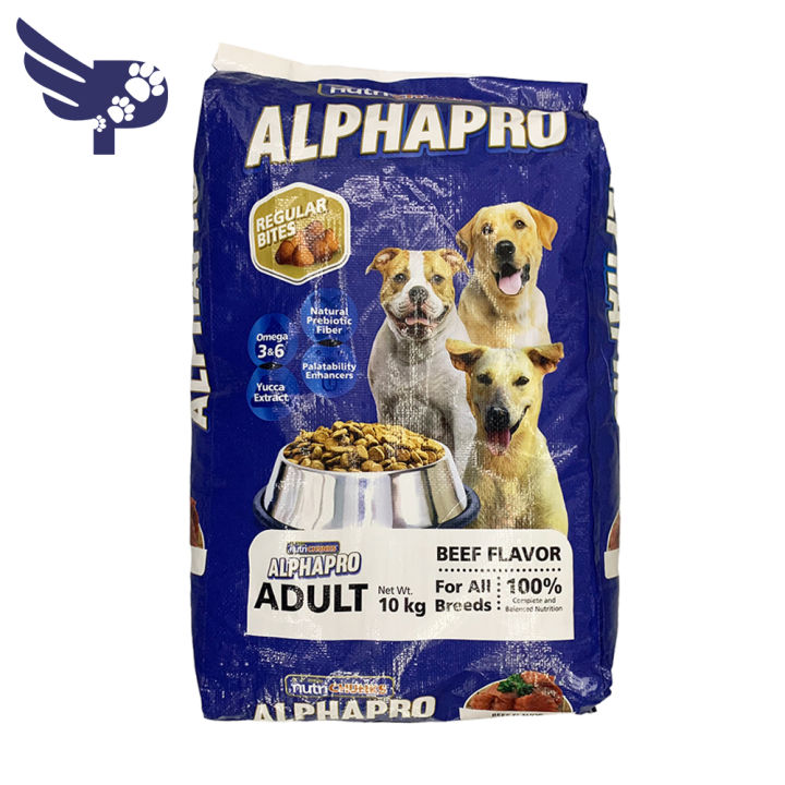 Nutri Chunks Alphapro Adult 10kg Beef Flavor For All Breeds