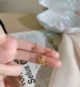Noin Kalung Titanium Wanita Anti Karat Anti Alergi Liontin Korean Style Aksesoris Leher KT168