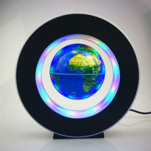 Circular Floating Magnetic Levitation Globe Night Light World Map Spherical Lamp Student School Teaching Equipment Boys Gifts