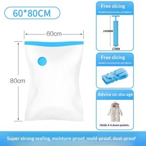 【SG Inventory】Vacuum Compression Storage Bags (Leak-Proof) - Save 75% Space for Bedding Clothes & Travel