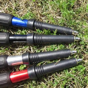 4Pcs Carbide Walking Stick Tips Trekking Cane Rod Alpenstock Replacement Accessories Spare Parts for Hiking