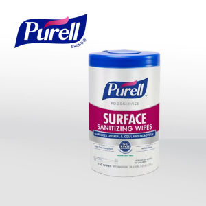 PURELL® Food Service Surface Sanitizing Wipes (Alcohol) - 110 Count (Fragrance Free)
