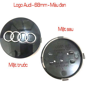 <Audi> Logo Audi chụp mâm xe (chụp Lazâng) xe Audi đường kính 68mm phù hợp mẫu xe Audi. Audi68mm