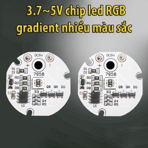 Chip LED 5V RGB tự đổi gradient nhiều màu sắc