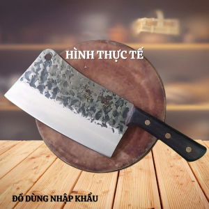 Dao nhà bếp chặt xương chuyên dụng Akatsuk Japan thép xanh ốp 3 lớp không gỉ trọng lượng 1kg