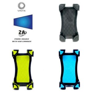 Holder Handphone / Hp Motor Charger USB 2 In 1 Stang Spion Motor 2.1A Vinyx