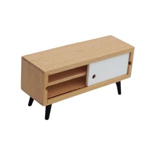 IPIE2 Kids Gift Doll House Accessories Couch Bookshelf Model Toy TV set Miniature Furniture Mini Furniture Simulation Furniture Doll House Furniture