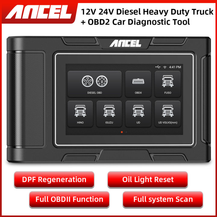 【COD】ANCEL HD3100 OBD2 Scanner Engine Check Fault Code Reader 24V Heavy