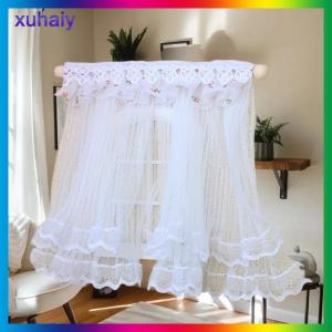 xuhaiy 1 12 Dollhouse ren rèm cửa mô hình Dollhouse phòng ngủ phòng khách trang trí búp bê Nhà Phụ kiện nội thất vi cảnh trang trí