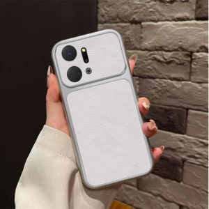 Business Lychee Leather Case for Honor X7A RKY-LX1 RKY-LX2 RKY-LX3 Pure Color Shockproof Camera Protection Cover