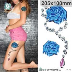 Tato Temporer Tattoo Tatto Temporary Tahan Air Sementara Anti Air Seri QC-613