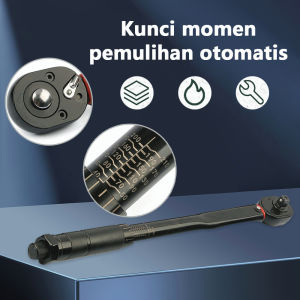 1/4 3/8 1/2 Torsi Preset Torsi Kunci Pas Drive Alat 5-210 Nm Positif Negatif Dua Arah Penyesuaian Kunci Pas Perbaikan Otomatis Alat Tangan