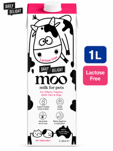 Daily Delight Moo Milk for Cat & Dog 1L  Australia Grass Fed Milk  Lactose Free  All Life Stages
