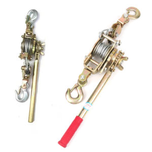 1 Ton Hand Hoist Cable Tensioning Hand Winch Ratchet Power Puller Monkey Jack Wire Rope Cable Tightener 1T T1T