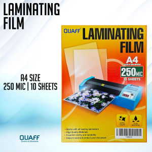 Easyprint 10sheets QUAFF Laminating Film A4 size 125micron & 250micron