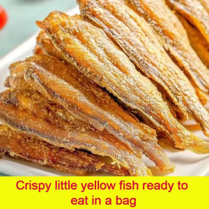 Deep sea small yellow fish dried tant leisure snacks crispy delicious snacks seafood