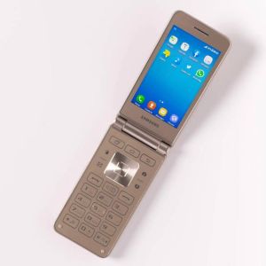 SAMSUNG Galaxy Folder 2 G1650 G160N Quad Core Camera 4G LTE Wifi Dual SIM android Flip Mobile Phone