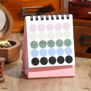 [COD] shiou 2026 Mini Bàn Lịch Sáng Tạo Cuộn Dây Lịch Kế Hoạch Máy Tính Để Bàn Trang Trí Trang Trí Văn Phòng Phẩm