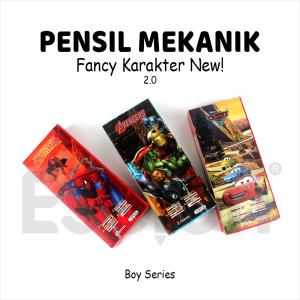 Pensil / 12pcs pensil Mekanik fancy 2.0mm / Mechanical Pencil / Pensil Mekanik karakter