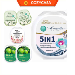 【COZYCASA】128/130pcs Mayflower Laundry Pods 5in1/Large Capacity Detergent Capsules