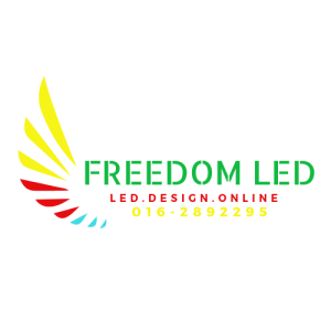 P10 Full Colour Led Display Signboard/LED Running Light(Outdoor)(197(L) CM X 21(H) CM X 9(W) CM)