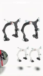 Universal Bicycle C-type Brake Caliper Aluminum Alloy MTB Bicycle C-brake with Front/rear Brake Pads