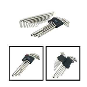 Kunci L 1Set Komplit Hex Key Panjang Kunci L 9Pcs