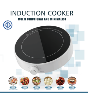 Panasonic รับประกัน 10ปี เตาแม่เหล็กไฟฟ้า เตาไฟฟ้า 2200W ไฟแรง เหมาะสำหรับหม้อทุกประเภท ตั้งเวลา เตาแม่เหล็กไฟฟ้าทรงกลม