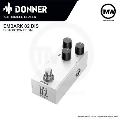 Donner Embark 02 DIS Distortion Pedal for Electric Guitar Classic High-Gain Tone [LIMITED STOCK]