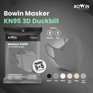 Bowin Masker KN95 - Duckbill 3D (Filter 95% BFE PFE)  medical mask medis