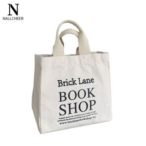 NALLCHEER กระเป๋า กระเป้าสะพายผญ กระเป๋าผ้าสวยๆ เกาหลี แฟชั่น กระเป๋าวินเทจ ความจุใหญ่