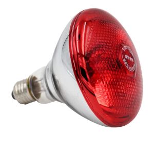 Viddavet 220V Heat Lamp Bulb Infrared red bulb Infrared light bulb 100w/150w Infrared bulb for chicks heat bulb