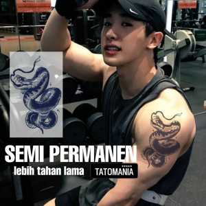 TATOMANIA-Stiker tato temporer semi permanen tahan lama anti air 11x18 GZ 1