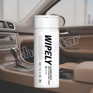 The Class Y-Plee Car Interior Cleaning Multi-Purpose Wipes 70 Sheets | Leather Dashboard Steering Wheel Cleaner