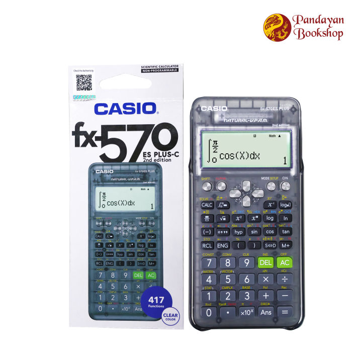 CASIO FX 570 ES PLUS C SCIENTIFIC CALCULATOR 2ND EDITION CLEAR CASE Lazada PH