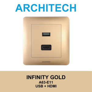 Architech Infinity Gold A63-E11 HDMI+USB TYPE A