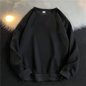 One set /Setelan Celana panjang Musim Panas Pria Pakaian Olahraga Kasual /kain waffle/baju olahraga pria set/oversized korean style/Setelan pria dewasa/Setelan pria 1 set baju dan celana /set couple pasangan kekinian