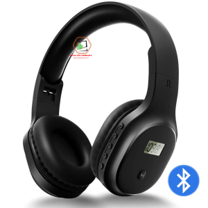 [FREESHIP MAX] Tai Nghe Chụp Tai Bluetooth A8 Tai Không Dây Có Mic có màn báo pin Âm Bass Cực Chất Nghe Nhạc Cực Hay Bảo Hành 12 Tháng-Toàn Lộc Computer