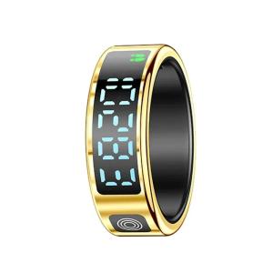 Smart Ring for Men & Women – 24/7 Heart Rate & Blood Oxygen (SpO2) Monitor IP68 & 5ATM Waterproof Fitness Tracker with Multi-Sport Modes Sleep Analysis – Compatible with Android & iOS